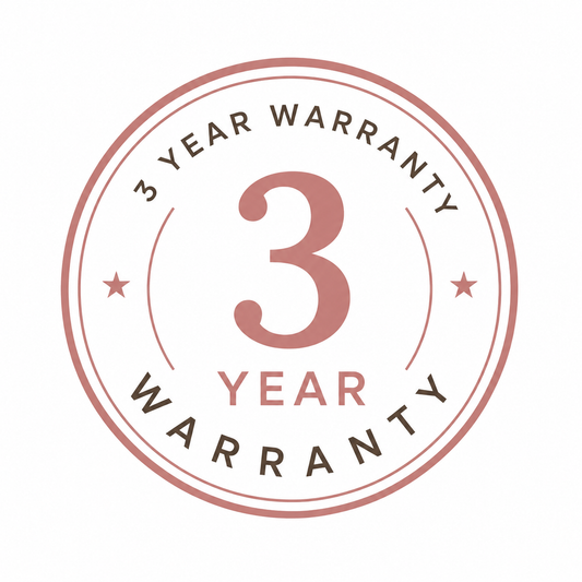 3 Year Warranty